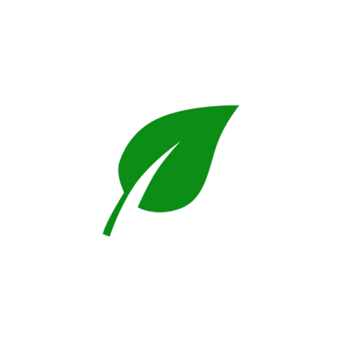 Grünes Blatt-Icon 